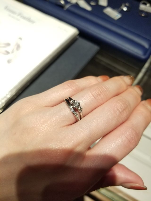 セットリングの着用写真です