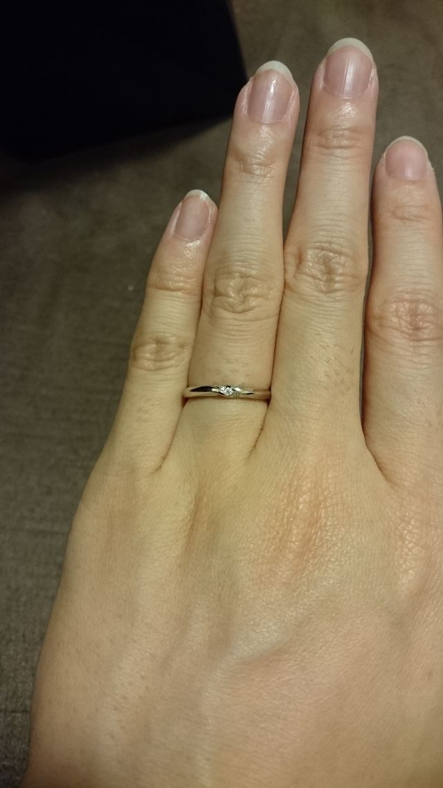 新婦結婚指輪