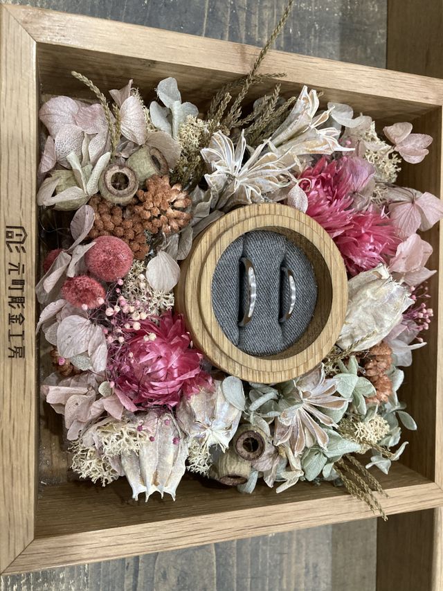 手作りした結婚指輪です