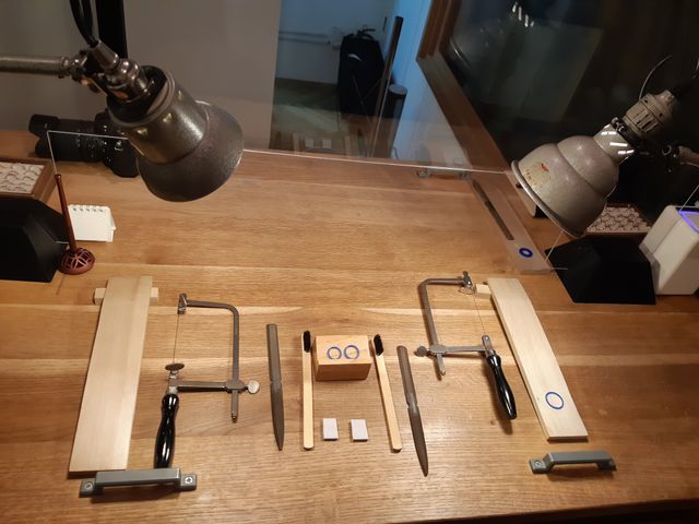 手作り作業スペースの雰囲気