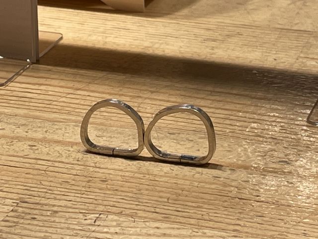 結婚指輪を2人で手作り！
楽しかった！
途中経過です！