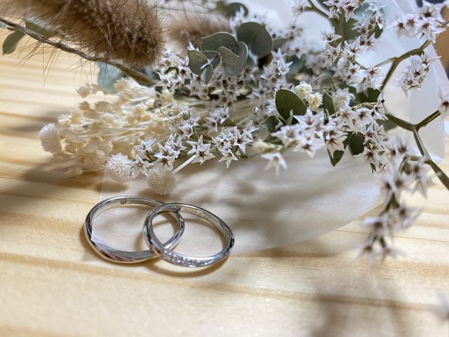 シンプルな見た目ですが角度によって見え方が違うデザインです。