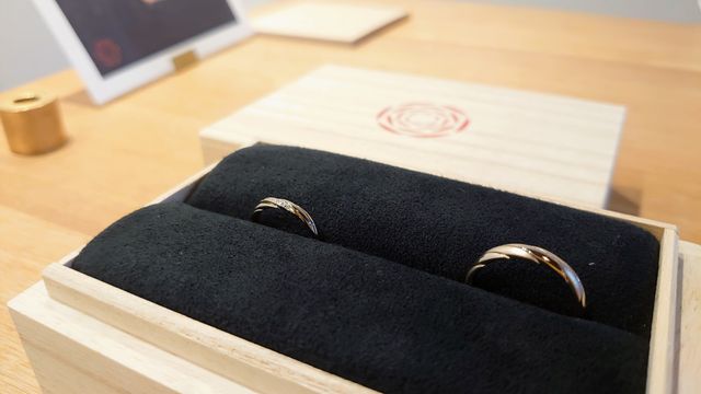 指輪の写真です。