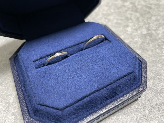 ロイヤル・アッシャーの結婚指輪です。