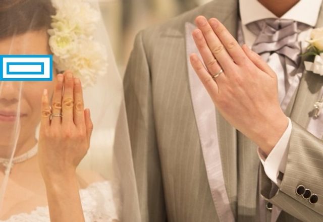 挙式の写真です。