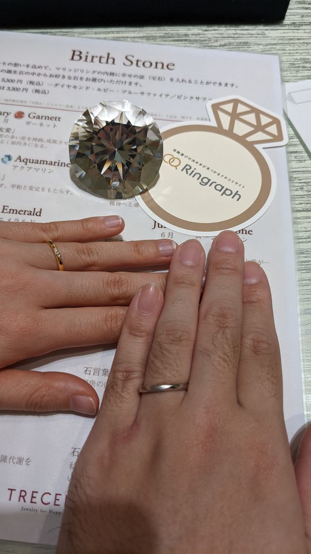 一番気に入った指輪です