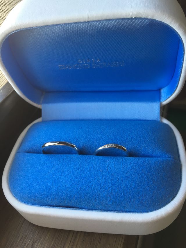 お揃いの結婚指輪にしました！