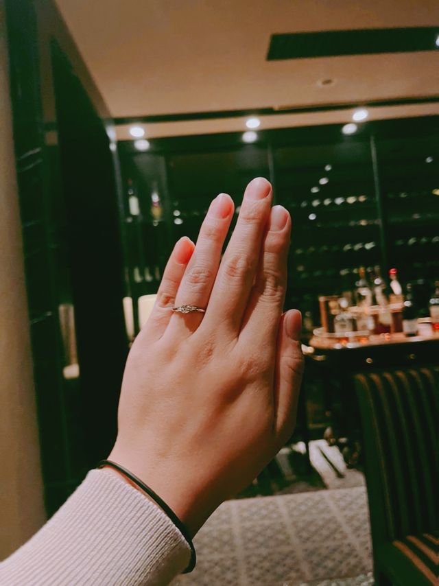 素敵な場所でプロポーズをしていただきました