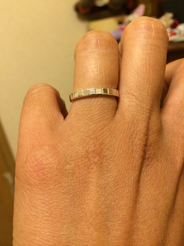 はめた感じです。