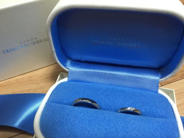 彼は男らしく、私は女性らしいデザインにしました★