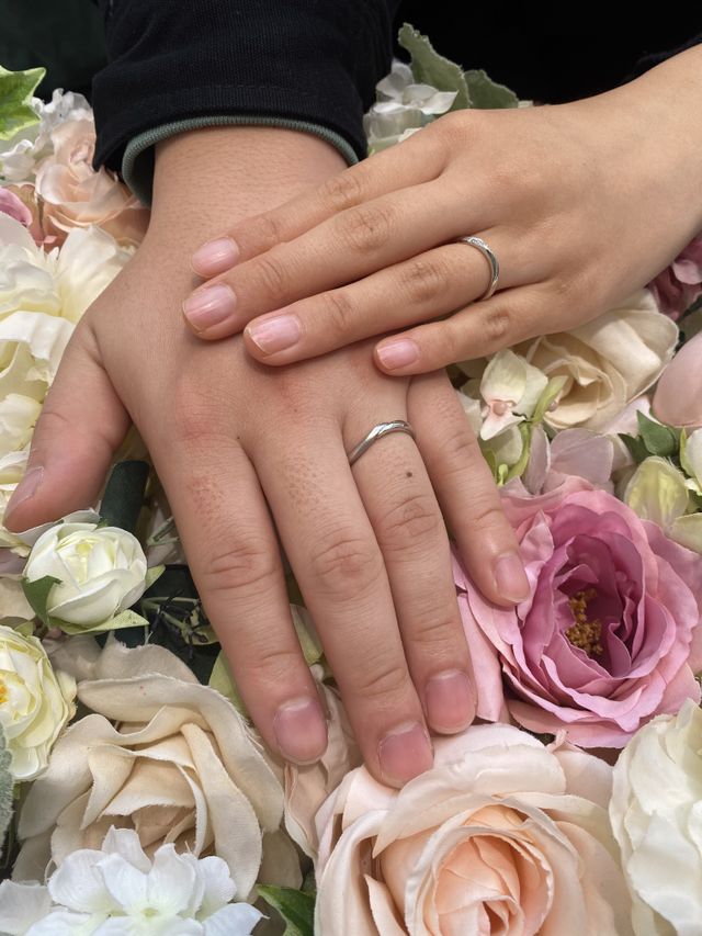 指輪着用した時にアイプリモさんで撮っていただきました。