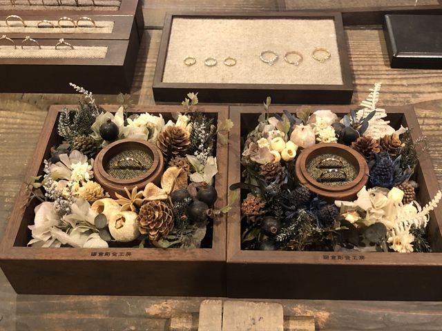 結婚指輪はそのまま当日にお持ち帰り出来ました！