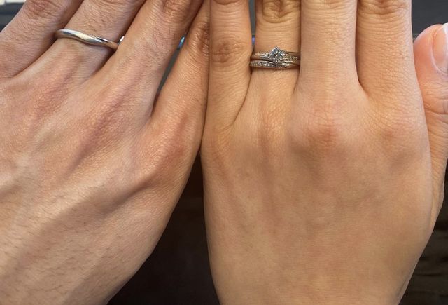 婚約指輪＋結婚指輪(シャンスエターナル)