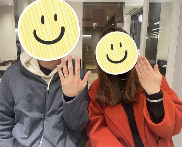 受け取り時に撮っていただいた写真