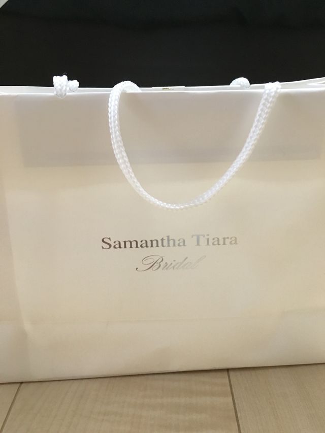 ブライダル専用の袋に入れてくれました。