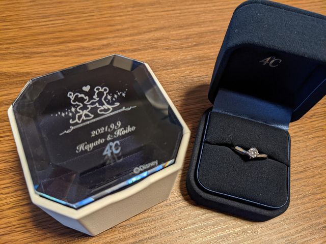 ディズニーのジュエリーボックスもプレゼントしてくれました。