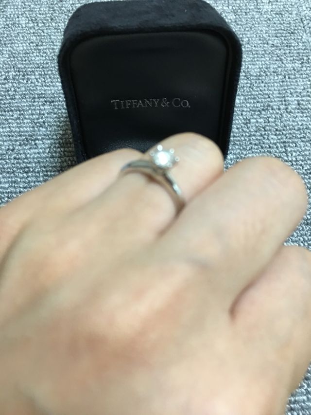 指輪とボックスです。