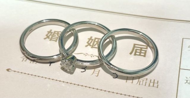 婚約指輪＋結婚指輪