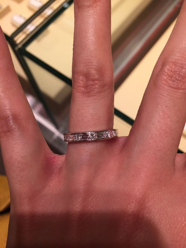 ギンザタナカで試着