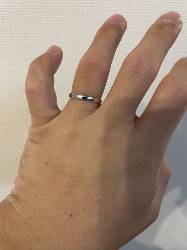 ストレートのプラチナです。
どこよりも安かった！