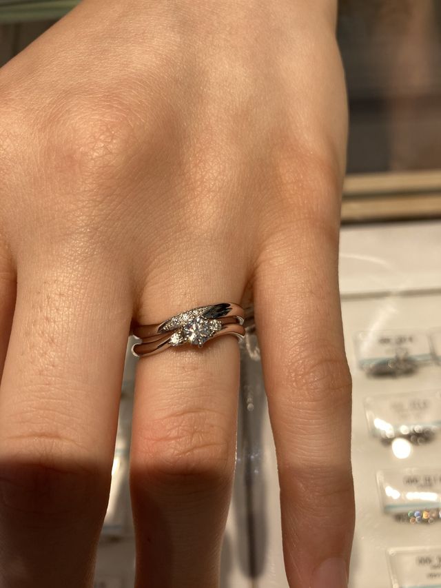 セットリングの婚約指輪のみ購入