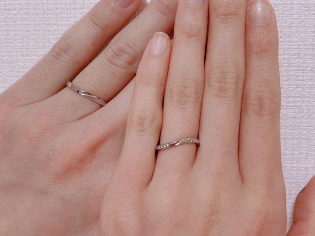お店で一目惚れした指輪！
