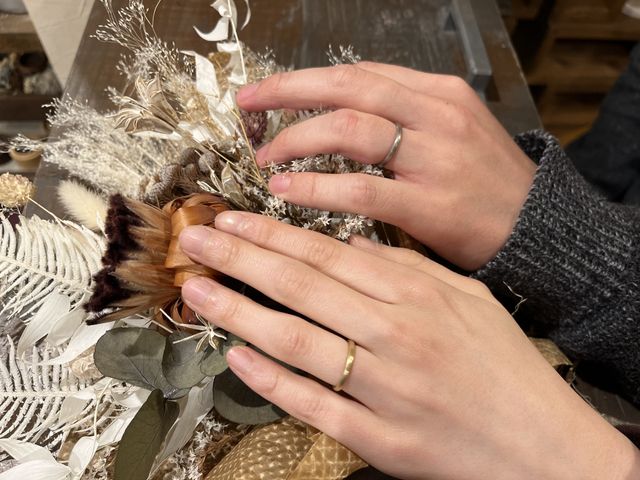 作った後に写真撮影していただきました♡