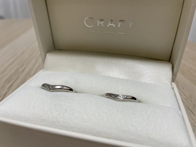 結婚指輪が届きました〜！
