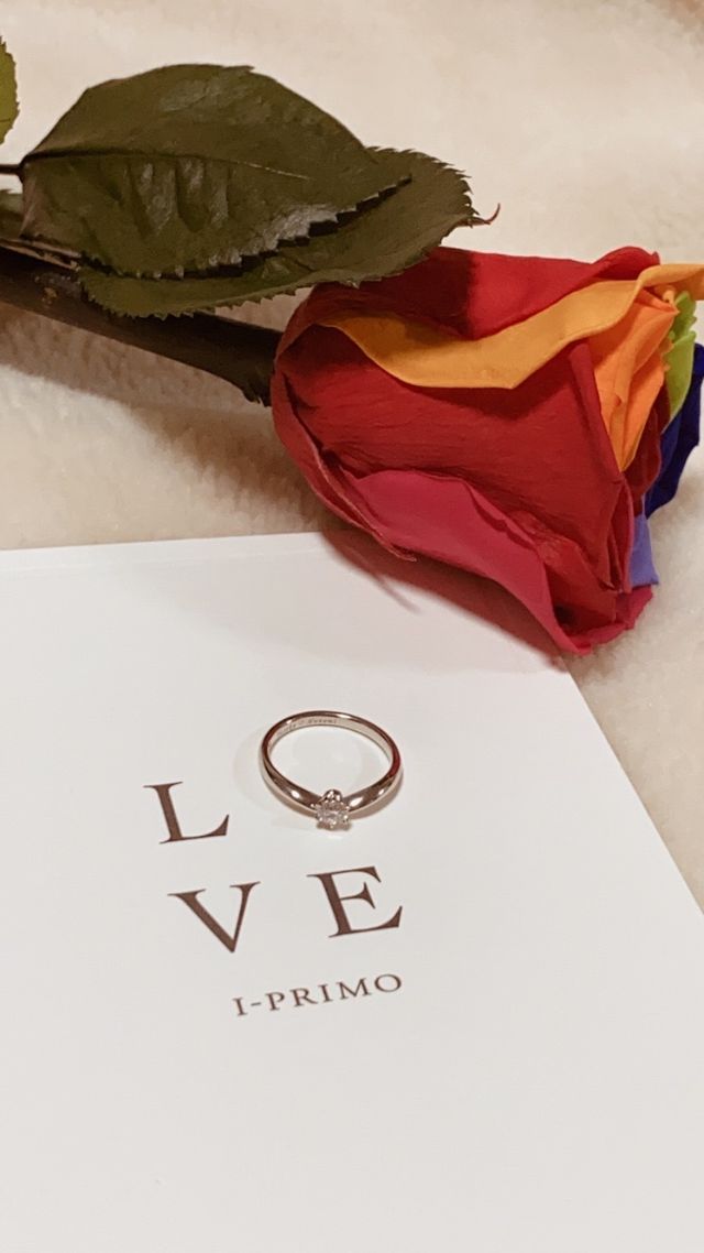 0.257カラットでちょうどいい大きさでした。購入して良かた