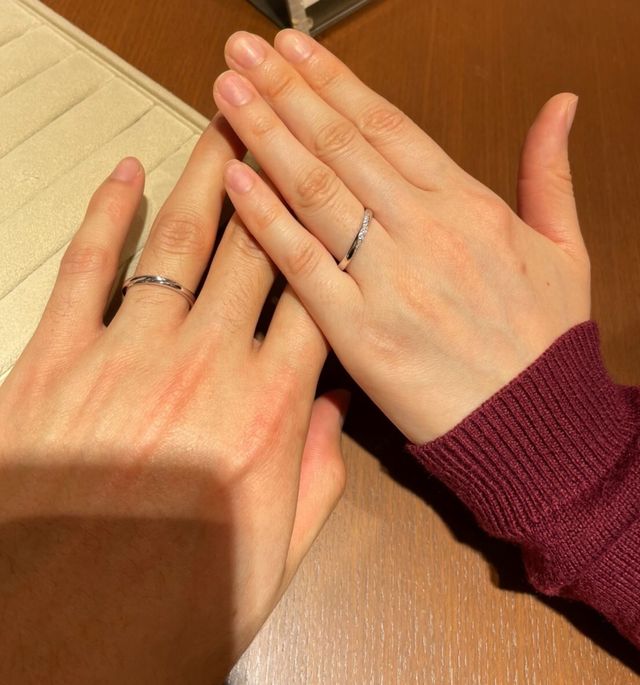 複数試した中で、一番気に入ったリングです。