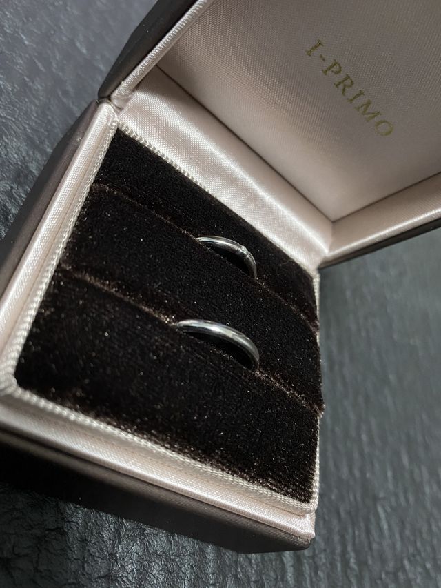 2人の指輪
上段が私の指輪です