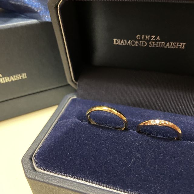 ダイヤモンドシライシの指輪ボックスです。