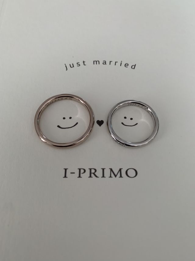 結婚指輪を買いました。
