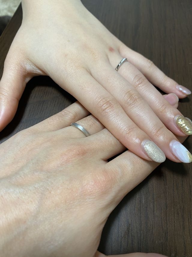 新婦サイズ8号
新郎サイズ8.5号