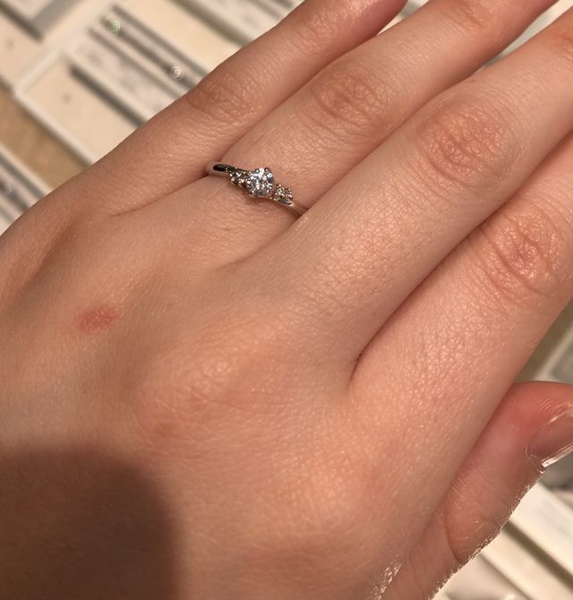 試着時の写真です