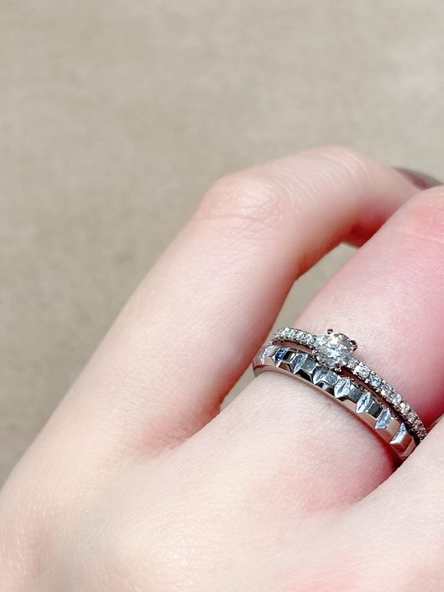 ミニビーラブドと重ねづけしています。下がクルドパリです。