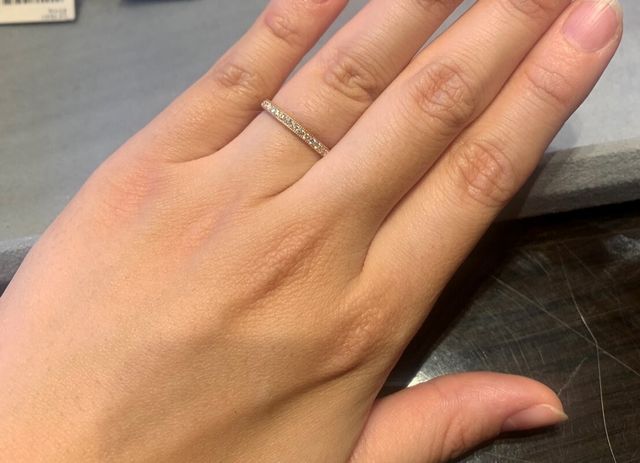 試着した指輪