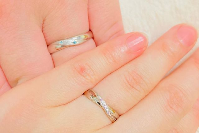 夫:ブルーダイヤ&times;2
妻:ピンクダイヤ&times;3 ダイヤ&times;2