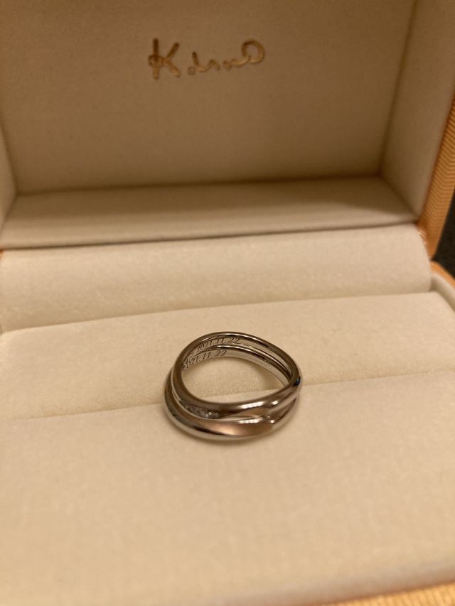 重ねるとハートになる