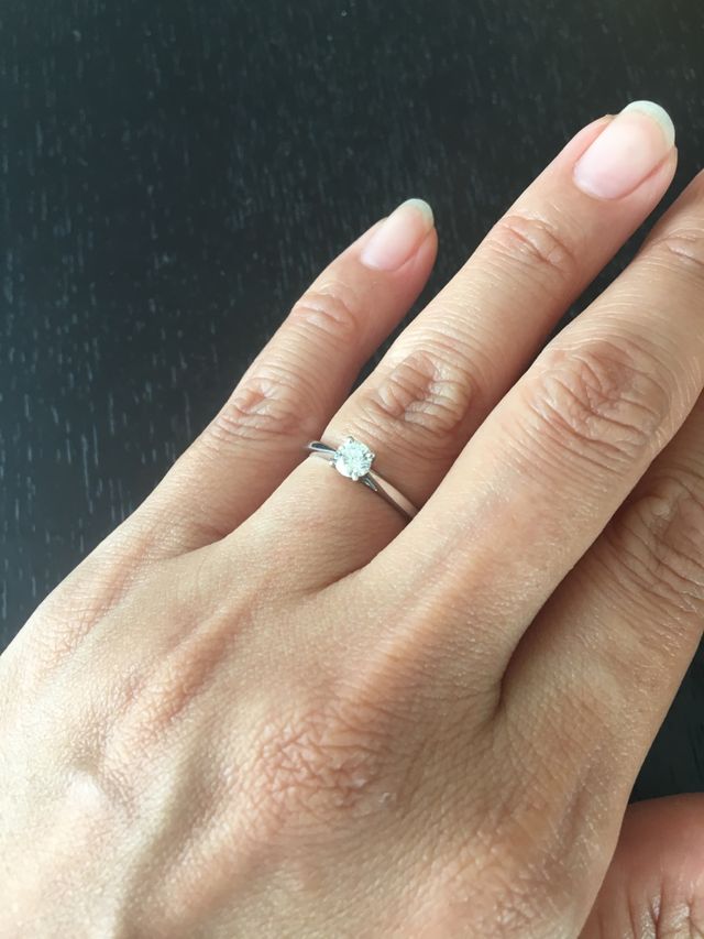 小さいけど、素敵！洗い物するときは外していました。