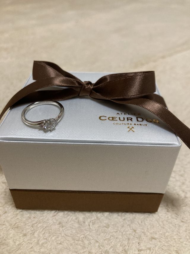 ピンクのメレダイヤに一目惚れしました