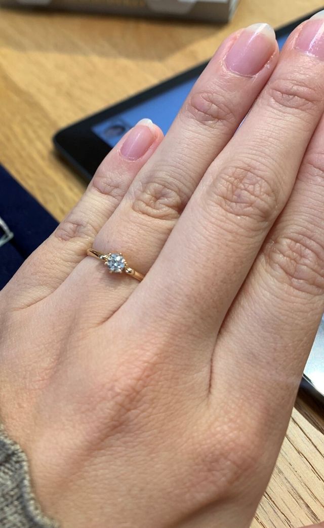 試着した指輪