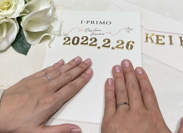 購入時に記念撮影できます