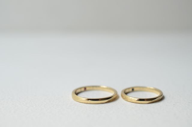 表面をマットゴールドでコーティングしています