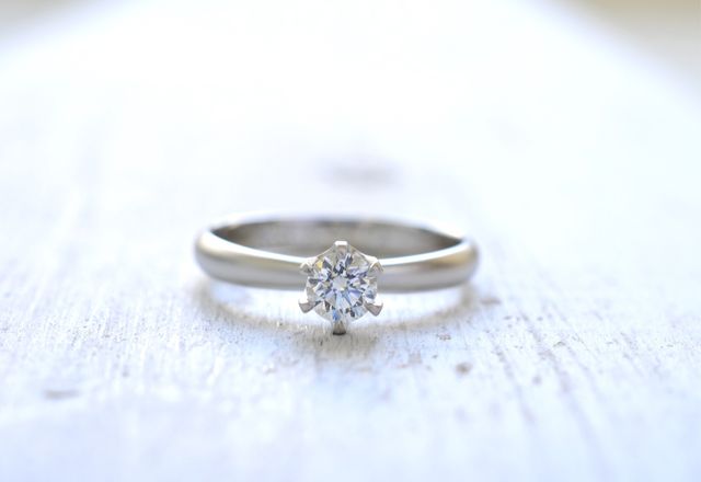婚約指輪です。