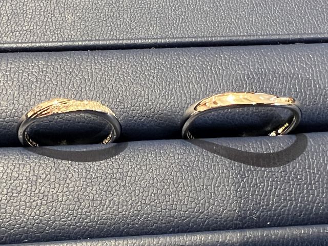銀座ダイアモンドシライシの結婚指輪です。