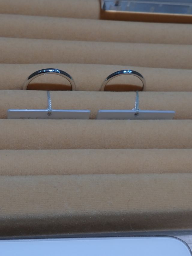 シンプルなタイプの結婚指輪