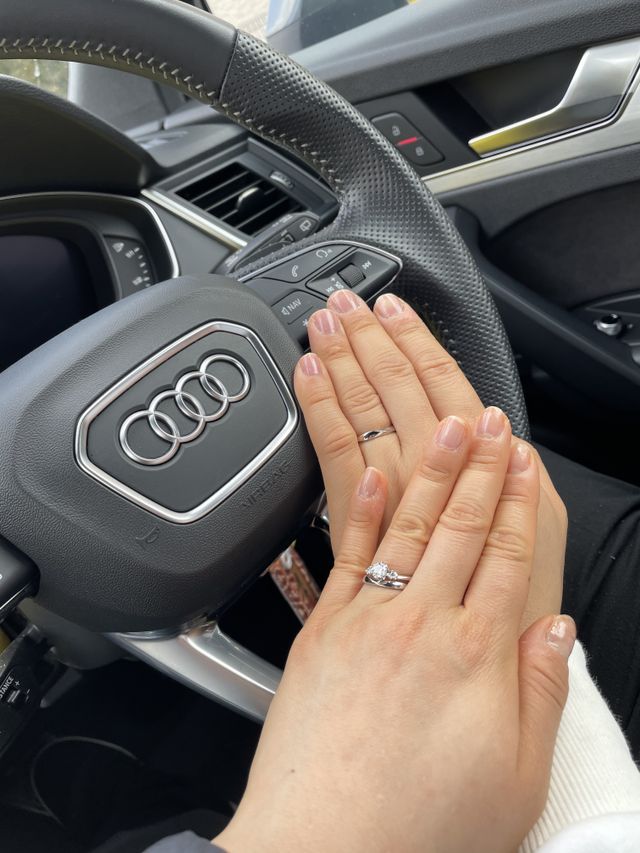 
2人で記念に写真を撮りました。