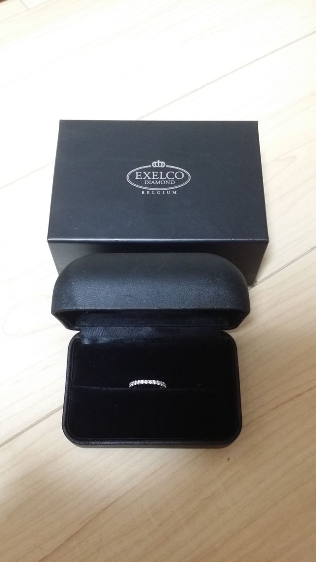 お気に入りのエタニティーリング