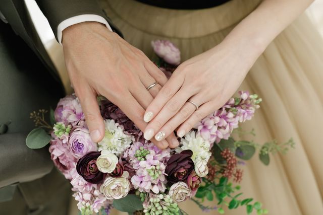 結婚式当日の着用写真